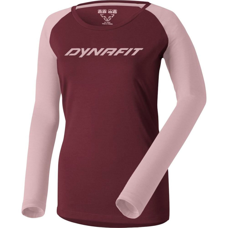Футболка ж Dynafit 24/7 W L/S TEE 70957 6561 - 40/34 - бордовий