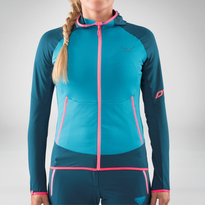 Фліс ж Dynafit TRANSALPER LIGHT PTC W HOODY 71177 0912 - 40/34 (XS) - сірий/чорний