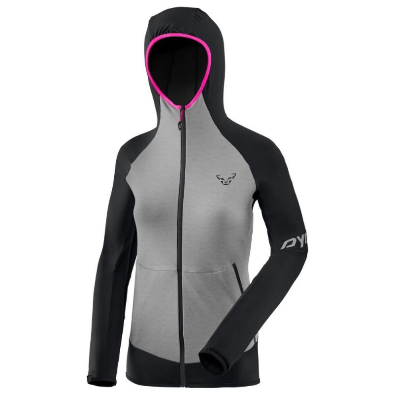 Фліс ж Dynafit TRANSALPER LIGHT PTC W HOODY 71177 0912 - 44/38 (M) - сірий/чорний