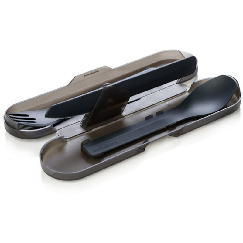 Набір приборів для їжі Humangear GoBites Trio gray