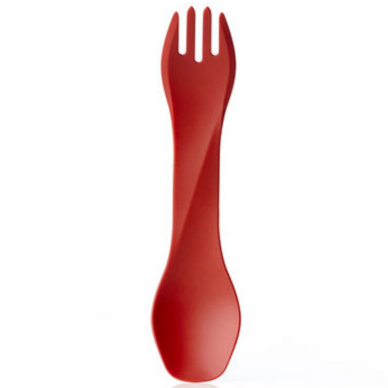 Ложко-виделка Humangear GoBites Uno (Carded) red