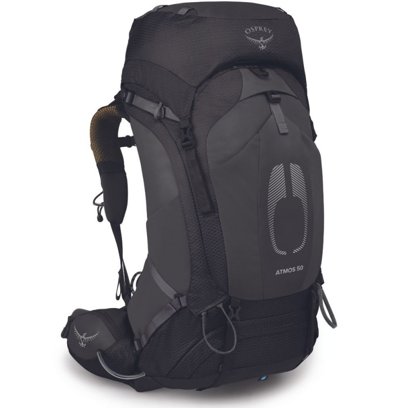 Рюкзак Osprey Atmos AG 50 black - L/XL - чорний