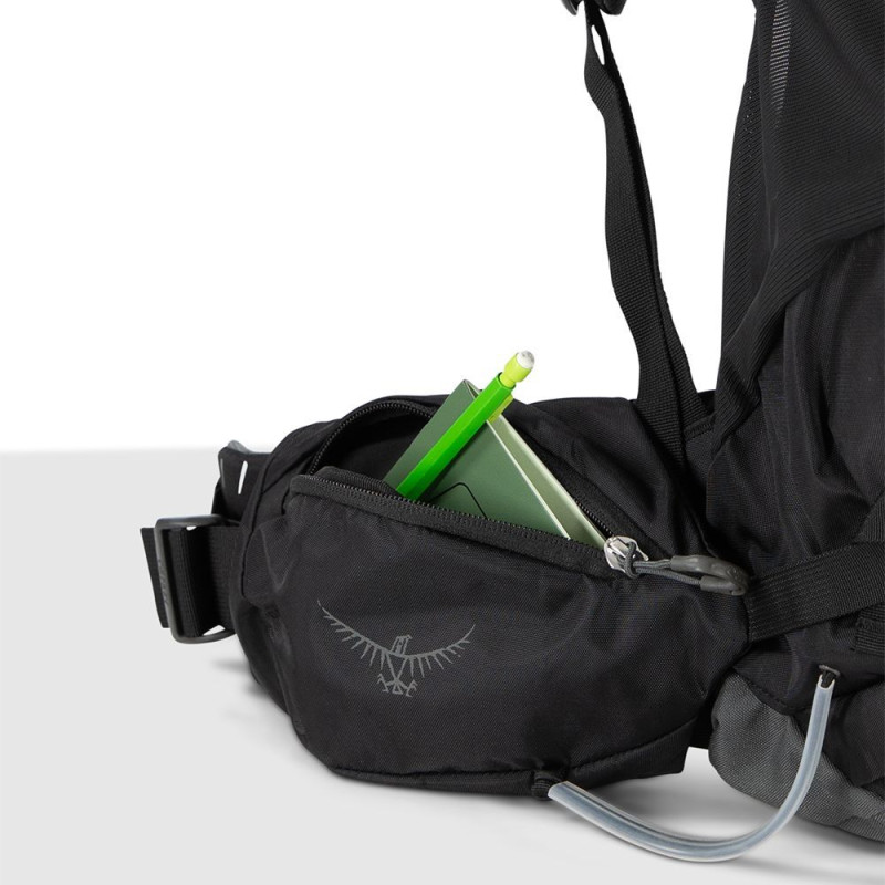 Рюкзак Osprey Kestrel 68 black - L/XL - чорний