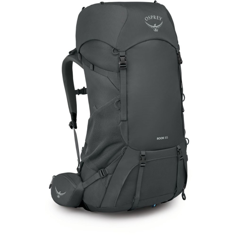 Рюкзак Osprey Rook 65 dark charcoal/silver lining - O/S - чорний