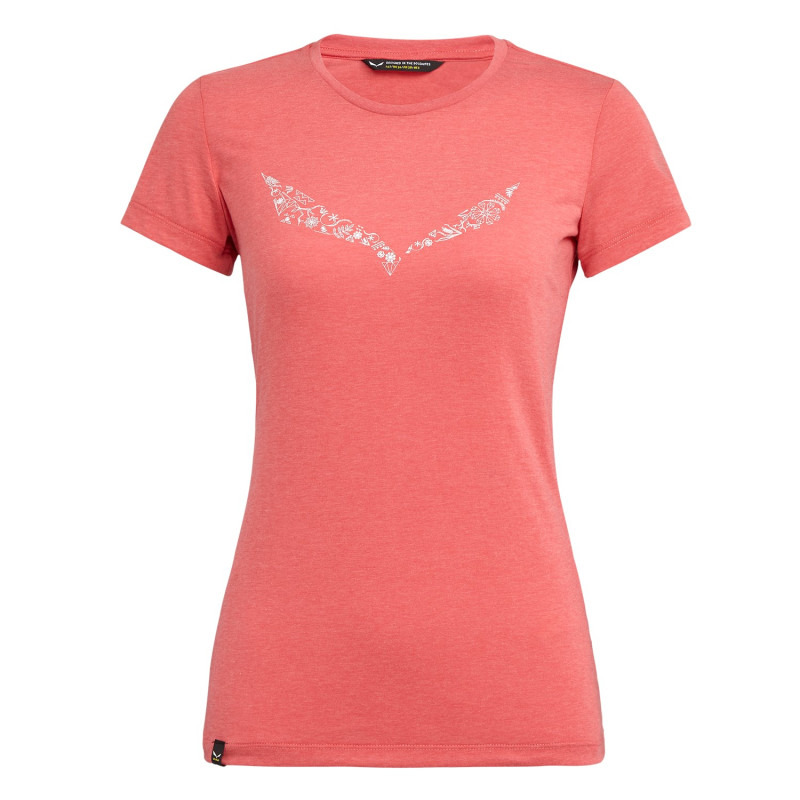 Футболка ж Salewa SOLID DRI-REL W S/S TEE 27019 1535 - 46/40 - рожевий
