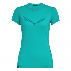 Футболка ж Salewa SOLID DRI-REL W S/S TEE 27019 5639 - 42/36 (S) - синій