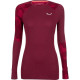 Термофутболка ж Salewa CRISTALLO WARM AMR W L/S TEE 28206 1570 - 42/36 - бордовий