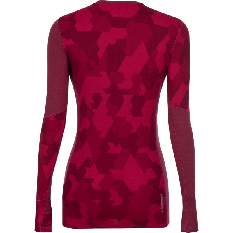 Термофутболка ж Salewa CRISTALLO WARM AMR W L/S TEE 28206 1570 - 42/36 - бордовий