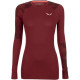 Термофутболка ж Salewa CRISTALLO WARM AMR W L/S TEE 28206 1570 - 42/36 - бордовий