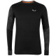 Термофутболка ч Salewa CRISTALLO WARM AMR M L/S TEE 28205 0910 - 46/S - чорний