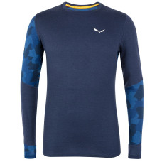 Термофутболка ч Salewa CRISTALLO WARM AMR M L/S TEE 28205 3960 - 52/XL - синій
