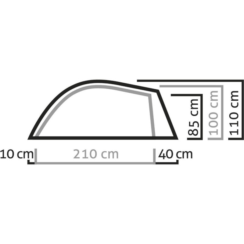 Намет Salewa LITETREK II 5622 5315 - UNI - сірий