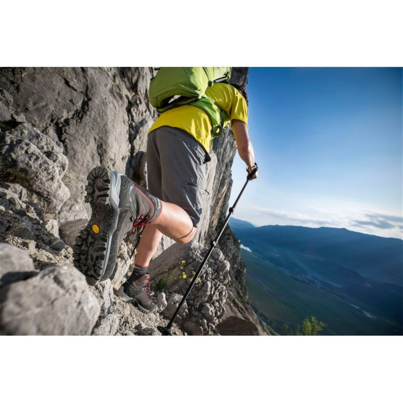 Черевики ч Salewa MS MTN TRAINER MID GTX 63458 4720 - 42 - сірий/червоний