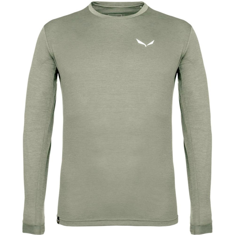 Футболка ч Salewa PUEZ MELANGE DRY M L/S TEE 27453 5135 - 56/3X - сірий