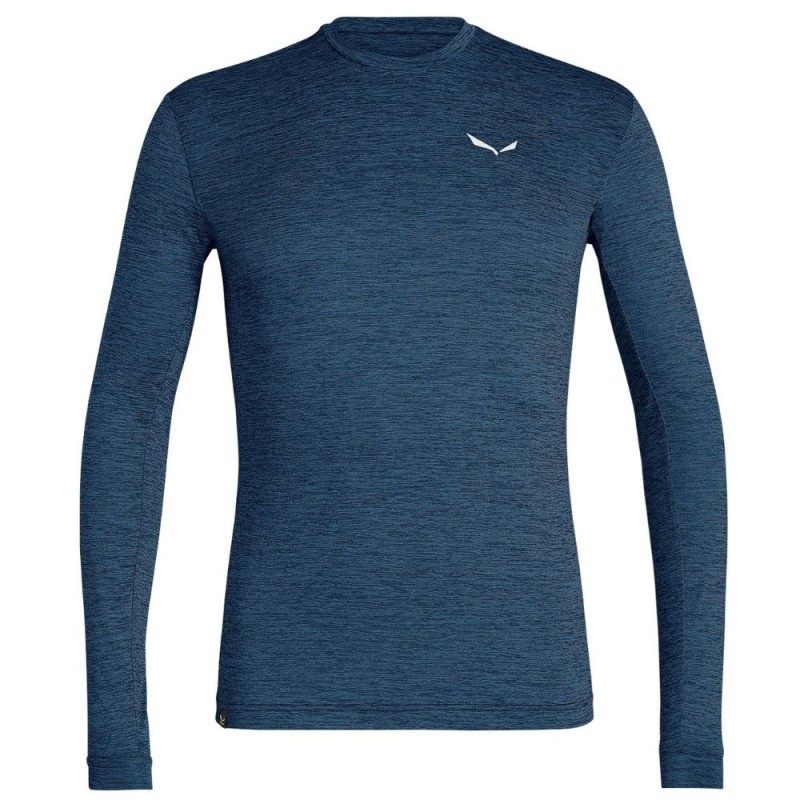 Футболка ч Salewa PUEZ MELANGE DRY M L/S TEE 27453 5135 - 48/M - сірий