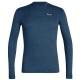 Футболка ч Salewa PUEZ MELANGE DRY M L/S TEE 27453 5135 - 48/M - сірий