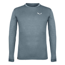 Футболка ч Salewa PUEZ MELANGE DRY M L/S TEE 27453 8106 - 50/L - сірий