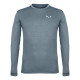 Футболка ч Salewa PUEZ MELANGE DRY M L/S TEE 27453 8106 - 50/L - сірий