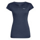 Футболка ж Salewa PUEZ MELANGE DRY W S/S TEE 26538 3966 - 40/34 (XS) - темно-синій