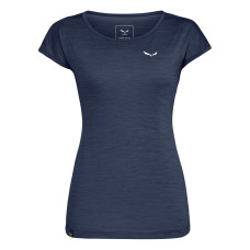 Футболка ж Salewa PUEZ MELANGE DRY W S/S TEE 26538 3966 - 40/34 (XS) - темно-синій