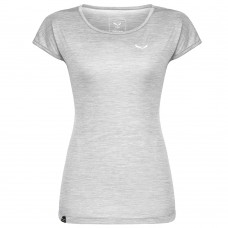 Футболка ж Salewa PUEZ MELANGE DRY W S/S TEE 26538 0028 - 46/40 (L) - білий