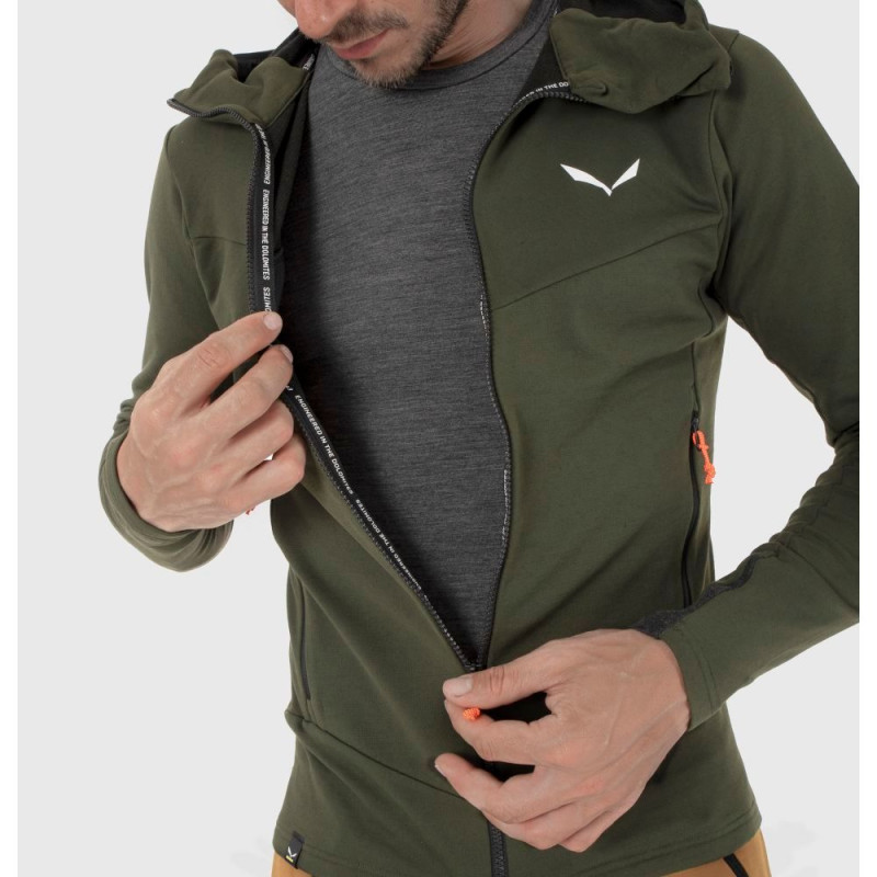Куртка ч Salewa SELLA AM HD JACKET M 28732 5280 - 46/S - темно-оливковий