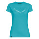 Футболка ж Salewa SOLID DRI-REL W S/S TEE 27019 8176 - 40/34 (XS) - синій