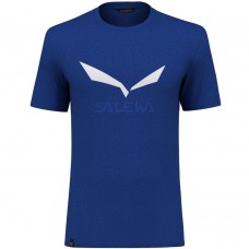 Футболка ч Salewa SOLIDLOGO DRI-REL M S/S TEE 27018 8625 - 54/2X - синій