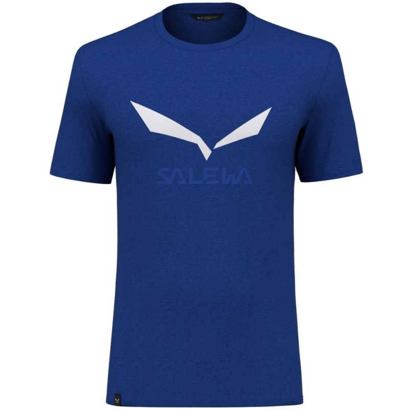 Футболка ч Salewa SOLIDLOGO DRI-REL M S/S TEE 27018 8625 - 54/2X - синій