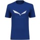 Футболка ч Salewa SOLIDLOGO DRI-REL M S/S TEE 27018 8625 - 54/2X - синій