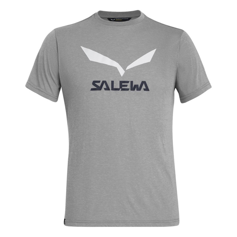 Футболка ч Salewa SOLIDLOGO DRI-REL M S/S TEE 27018 0010 - 48/M - білий