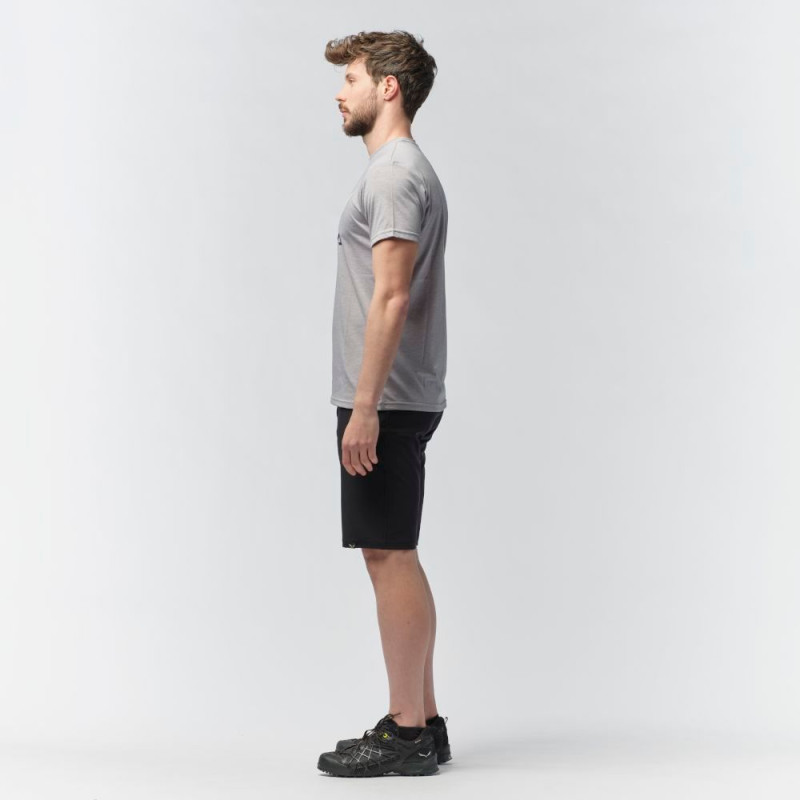 Футболка ч Salewa SOLIDLOGO DRI-REL M S/S TEE 27018 0010 - 48/M - білий
