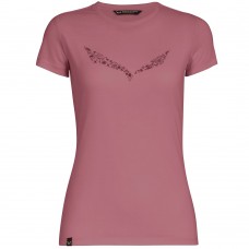 Футболка ж Salewa SOLID DRI-REL W S/S TEE 27019 6579 - 38/32 (XXS) - червоний