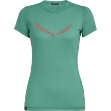 Футболка ж Salewa SOLID DRI-REL W S/S TEE 27019 5075 - 40/34 (XS) - зелений