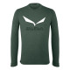 Футболка ч Salewa SOLIDLOGO DRY M L/S TEE 27340 3966 - 46/S - синій