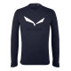 Футболка ч Salewa SOLIDLOGO DRY M L/S TEE 27340 3966 - 52/XL - синій