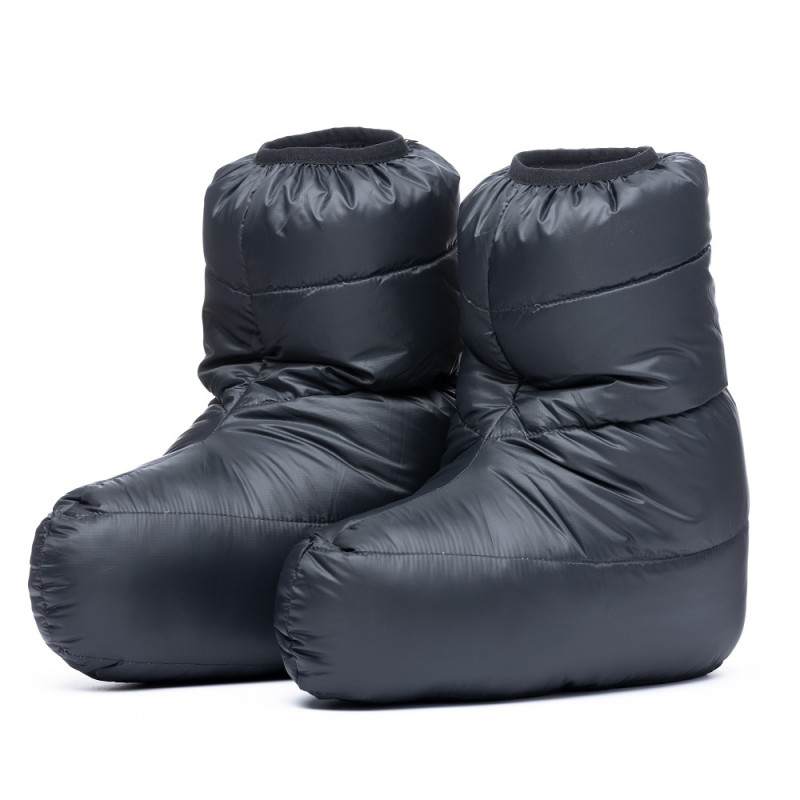 Шкарпетки пухові Turbat Down Socks night black/bright lime - M - чорний/салатовий