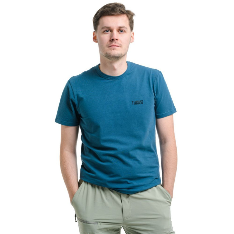 Футболка ч Turbat Emblema Mns indian teal - M - синій