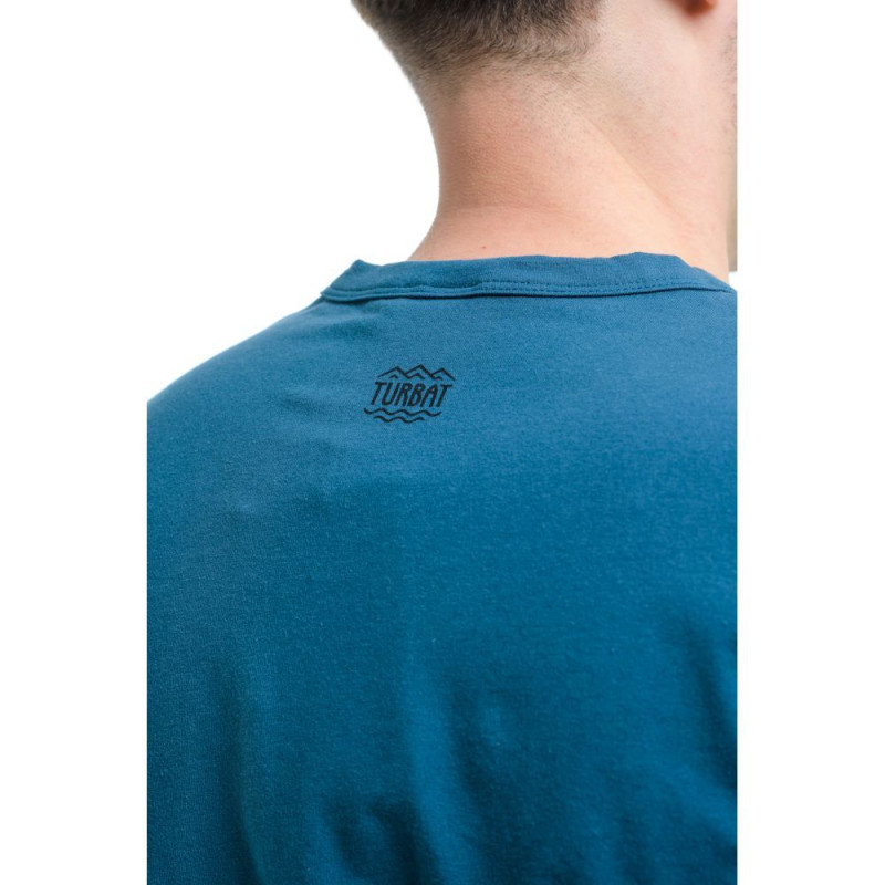Футболка ч Turbat Emblema Mns indian teal - M - синій