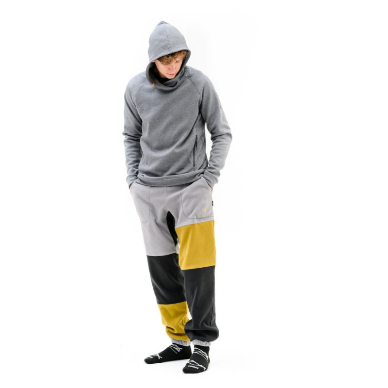 Штани uni Turbat Fun Camp cloudburst grey/khaki - L - сірий/хакі