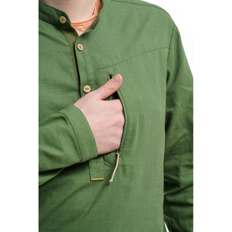 Сорочка ч Turbat Madeira Hemp Mns bronze green - M - зелений