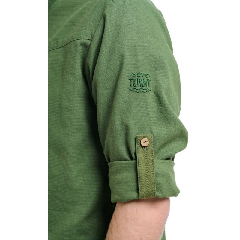 Сорочка ч Turbat Madeira Hemp Mns bronze green - XXXL - зелений