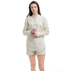 Сорочка ж Turbat Madeira Hemp Wmn light beige - XL - бежевий