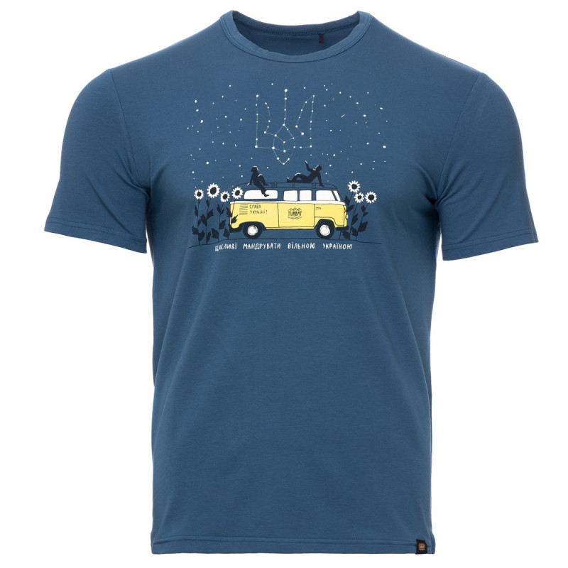 Футболка ч Turbat Mriya Mns indian teal blue - XXXL - синій