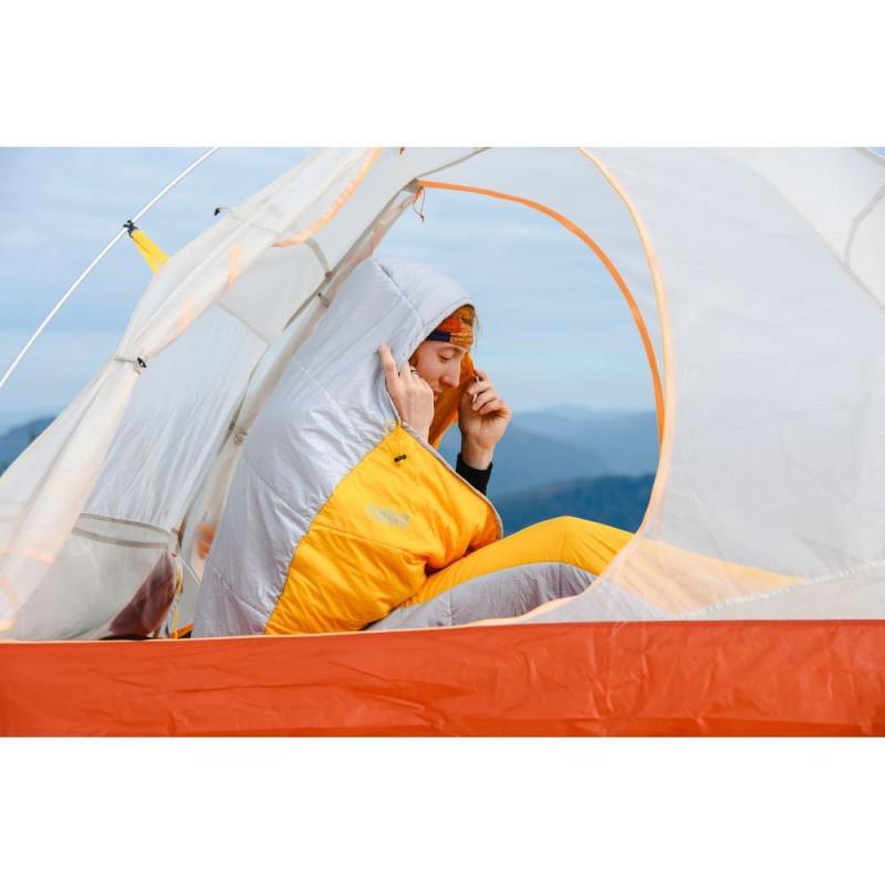 Спальник Turbat Tourer Summer gold fusion/dawn blue - 185 см - жовтий/сірий