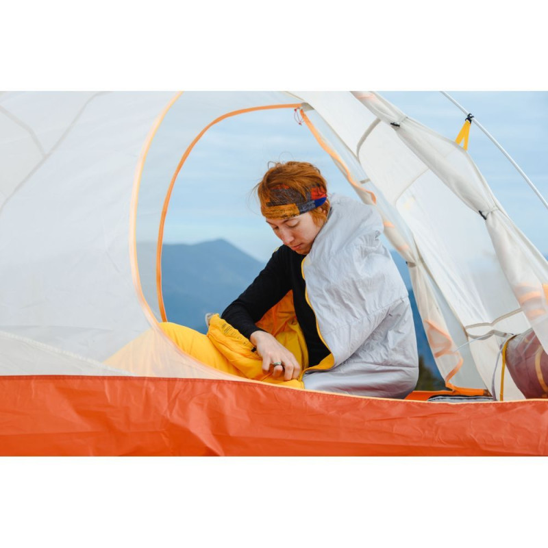Спальник Turbat Tourer Summer gold fusion/dawn blue - 185 см - жовтий/сірий