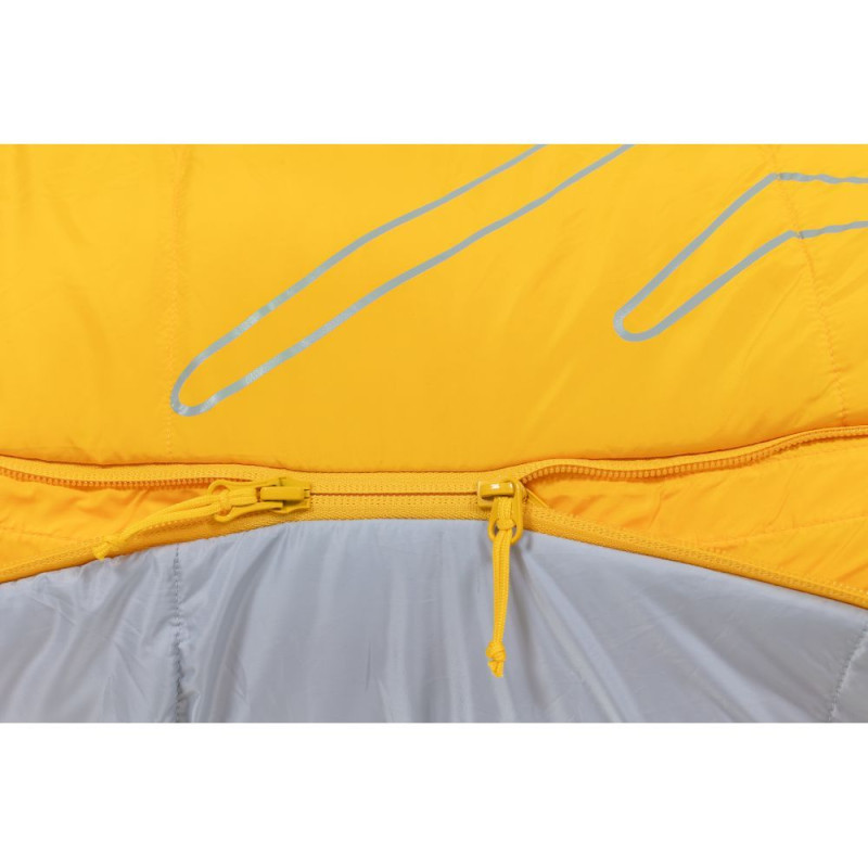 Спальник Turbat Tourer Summer gold fusion/dawn blue - 185 см - жовтий/сірий