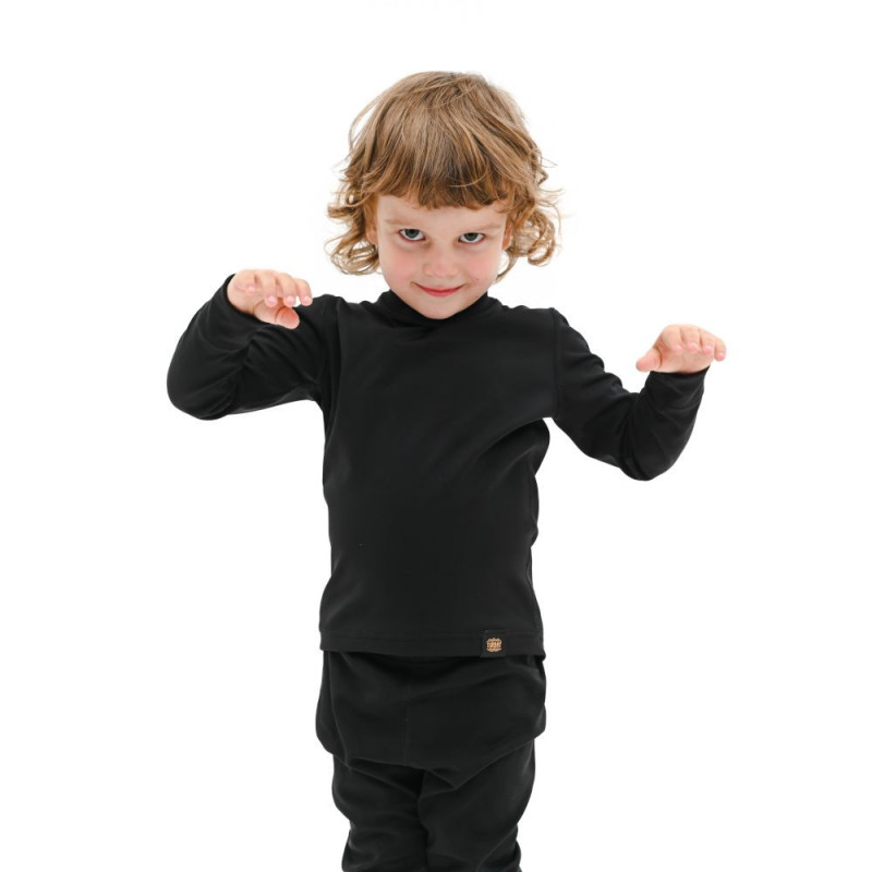 Термофутболка д Turbat Yeti Top Kids anthracite black - 128 - чорний