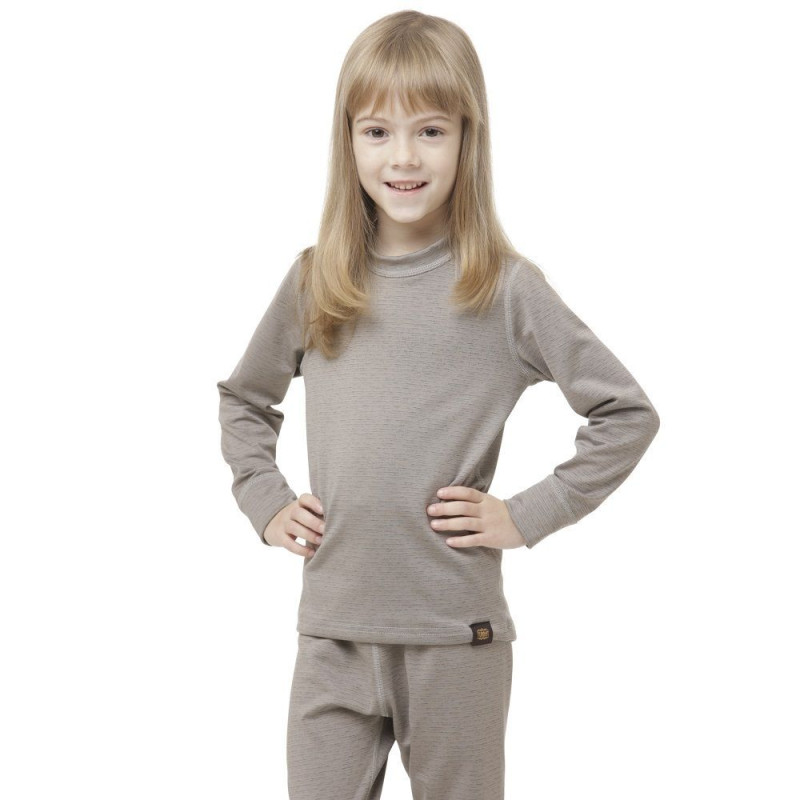 Термофутболка д Turbat Yeti Top Kids steeple gray - 128 - сірий