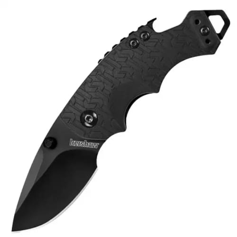 Ніж складаний, мультитул Kershaw Shuffle Black (довжина: 146мм, лезо: 60мм, чорне), чорний